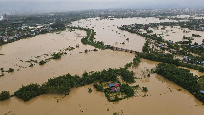 Tính đến ngày 16/9, 20/25 tỉnh, thành phía Bắc đã xảy ra tình trạng ngập lụt nghiêm trọng.